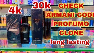 CODICE PROFUMO BY GRANDEUR  cheap Armani code profumo clone  long lasting  total perfumes [upl. by Armalla]