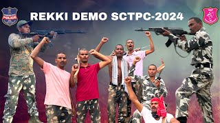 REKKI DEMO IN JUNGLE CAMP 15th BTC Sathupalli army ncc police shorts [upl. by Eelyak]