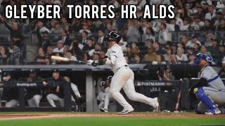 Gleyber Torres HR Yankees Royals ALDS 2024 yankees mlbplayoffs mlbhighlights [upl. by Nickie]