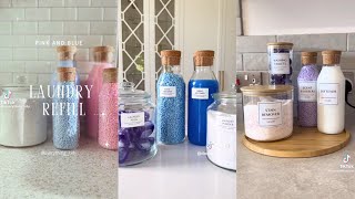 ASMR Laundry Refill and Restock TikTok Compilation pt 18 🧺✨ [upl. by Lebazej]