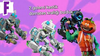 2 golemi kestik domates krallığı bulduk Fortnite Humabi [upl. by Eerhs]