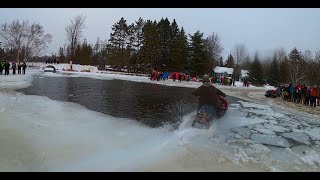 Pickerel Lake 2021 PT3 Sleds Skimming Water [upl. by Arvie624]