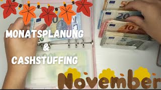 🍁Monatsplanung November🍁 Schritt für Schritt ✉️ die Umschlagmethode 📝 Familienbudget für 6 Personen [upl. by Sudhir772]