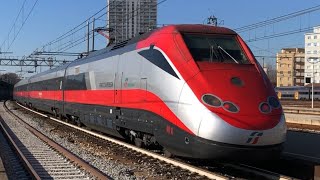 I TRENI DI INIZIO GENNAIO 2022 in transito tra Cesena e RIMINI [upl. by Pals76]