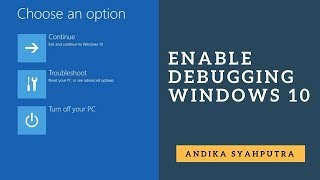 Enable Debugging in Windows 10 [upl. by Ajssatsan907]