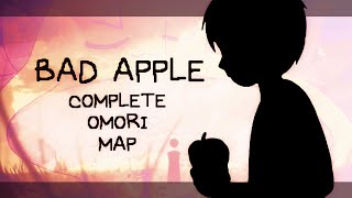 BAD APPLE  Complete OMORI MAP [upl. by Eboj]