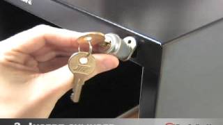 How to Install File Cabinet Lock [upl. by Enrika]