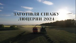 Заготівля сінажу люцерни 2024☘️Тестуємо придбані новинки  ворушилка Claas Voltoкосарка Claas Disko [upl. by Noedig]