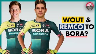 Remco Evenepoel and Wout van Aert to Bora Hansgrohe Redbull in 2025  Cycling Transfer Talk [upl. by Neri920]