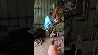 Sheet metal cutting faceonshivam viralshort shortsvideo [upl. by Suivatnod]