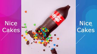 Indulgent Coca cola Chocolate Rainbow Cake Decorating Ideas Yumupcakes [upl. by Sardse]