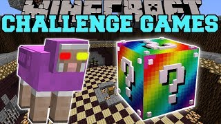 Minecraft MR RAINBOW CHALLENGE GAMES  Lucky Block Mod  Modded MiniGame [upl. by Nnewg]