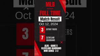 On October 12 2024 the Cleveland Guardians won the series 32 with a 73 victory in Game 5 [upl. by Novi]