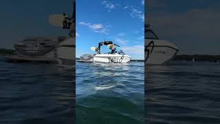 Showing off the thrusters on the 2025 Nautique G23 [upl. by Ji119]