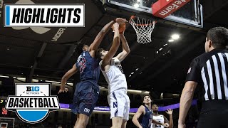 Condensed Game Fairleigh Dickinson at Northwestern  Nov 18 2021  Big Ten Mens Basketball [upl. by Wolpert]