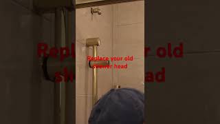 Replace your old shower head quick and easy click the link below for full video [upl. by Ainatnas]