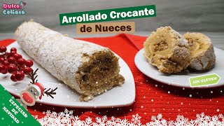 Arrollado Crocante de nueces sin gluten [upl. by Akiret]