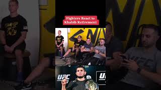 UFC Fighters Reactions to Khabib’s Retirement Announcement ufc khabibnurmagomedov [upl. by Eddy]