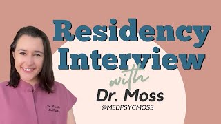 Residency Mock Interview Family Medicine amp DO [upl. by Travus]