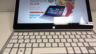 Review Notebook Conversível LG SlidePad H160 [upl. by Sclater]