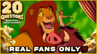 Lion King Secrets 20 Questions [upl. by Avraham]