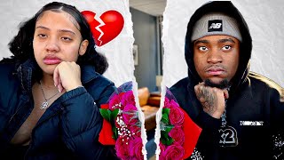 BREAKUP PRANK ON VALENTINES DAY SHE SAID SHE’S PREG😱 [upl. by Ahsiekin]