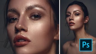 High End Professional Retouch  Photoshop Tutorial Step by Step [upl. by Naehs]