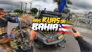 Guerra de AIRSOFT pelas RUAS da BAHIA‼️ [upl. by Hasila]