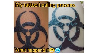 My tattoo healing process [upl. by Marillin]