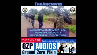 MESSAGE FROM THE ONLY BRO  SCHOOL RESUMPTION IN AMBAZONIA [upl. by Annoyik]