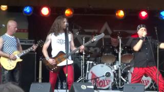 Overdrive  Living In Sin LIVE with Pelle on Vocals Muskelrock 2014 [upl. by Tennek]