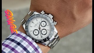 Parnis Daytona Ceramic Rolex Daytona 116500LN homage 1 MONTH UPDATE [upl. by Blane804]