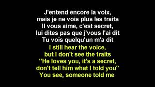 Quelquun ma dit  Carla Bruni Lyrics FRENG [upl. by Vanny]