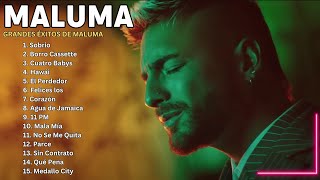 MALUMA SOBRIO  Maluma Mix Exitos 2024 [upl. by Mettah]