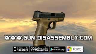 Smith amp Wesson MampP 40 full disassembly and operation [upl. by Ynatsyd904]