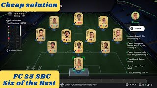 FC 25 FIFA 25  Six of the Best SBC  Hybrid Nations  cheap solution [upl. by Haibot118]