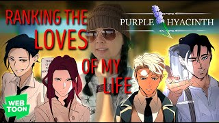 RANKING Purple Hyacinths main characters in a corn field lol  webtoon [upl. by Aneleve]