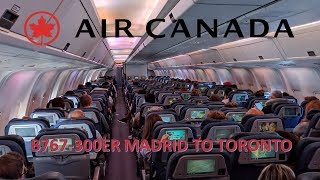 Air Canada B767300 Madrid to Toronto [upl. by Pepin]