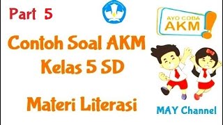 Contoh Soal AKM Kelas 5 SD  Materi Literasi Part 5 [upl. by Names]