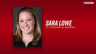 2018 Stanford Athletics Hall of Fame Sara Lowe [upl. by Annahsohs]