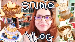 STUDIO VLOG 3  MAKING A CALENDAR  AUGUSTSEPTEMBEROCTOBERNOVEMBER [upl. by Schubert762]