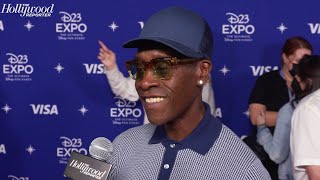 Don Cheadle Reacts to Secret Invasion Trailer amp Talks Working With Samuel L Jackson  D23 Expo [upl. by Ackley]