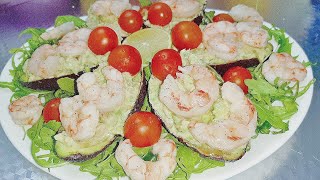 Salade davocats crevettes au thon [upl. by Elik]