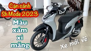 Review ▶️ Báo giá Sh Mode 2023 phiên bản thể thao ABS Màu xám xi măng  Minh Nam Lê shmode2023 [upl. by Ibib]