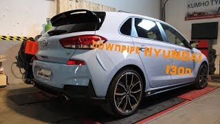 Hyundai I30n Downpipe SOUND [upl. by Resay]