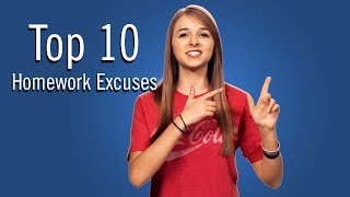 Jennxpenns Top 10 Homework Excuses [upl. by Vail712]