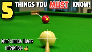 Why You Dont Improve At Snooker  Common Mistakes [upl. by Ahsiryt]