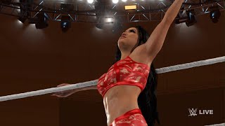 WWE 2K24  Gail Kim VS Jillian Hall [upl. by Emee15]