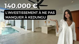 Un investissement à développer à Kedungu  140000€  29 ans de leasehold [upl. by Leontina]