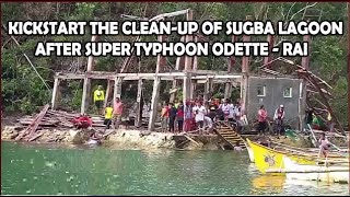 KICKSTART THE CLEAN UP OF SUGBA LAGOON  SIARGAO ISLANDPH AFTER SUPER TYPHOON ODETTE [upl. by Albers182]